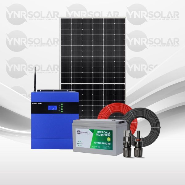 1,2Kva Wifi 1200W Akıllı İnverter Jel Akülü Paket Sistem