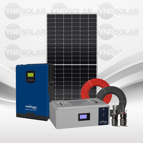 3Kw Lityum 3000W Güneş Enerjisi Solar Paket Lityum Akülü