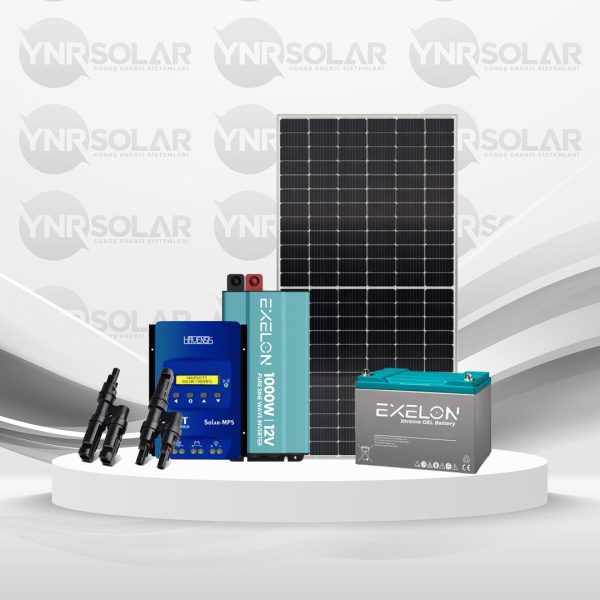 Mppt 1000W Karavan Bağ Bahçe Sistemi Jel Akülü