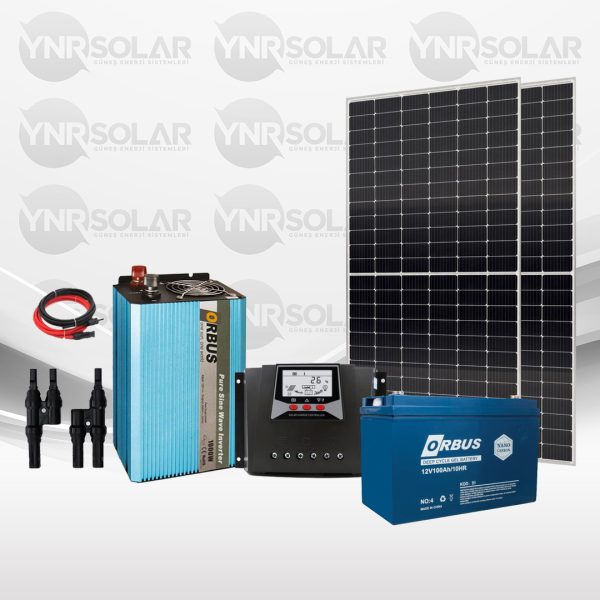 Pwm 2000W Karavan Bağ Bahçe Sistemi Jel Akülü