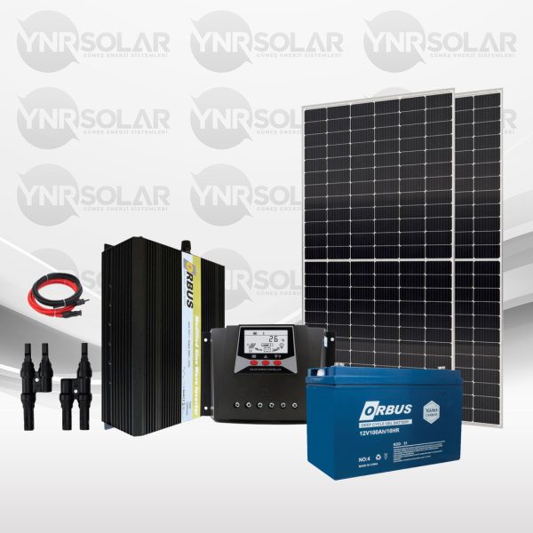 Eco Paket 2500W Karavan Bağ Bahçe Sistemi Jel Akülü