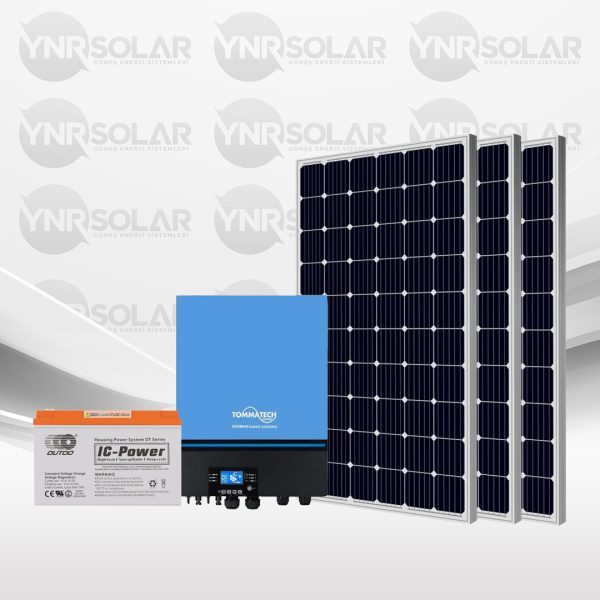 7,2Kva Jel 7200W Güneş enerjisi Solar Paket Jel Akülü