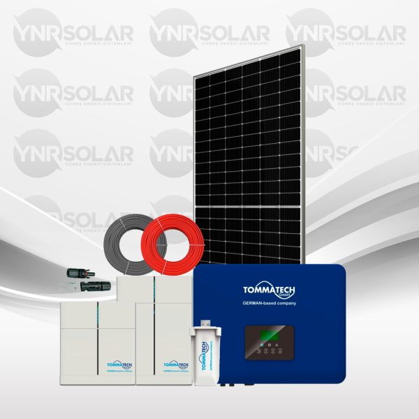 10 Kva Üç Faz Hibrit Güneş Enerjisi Lityum Akülü Paket Sistem