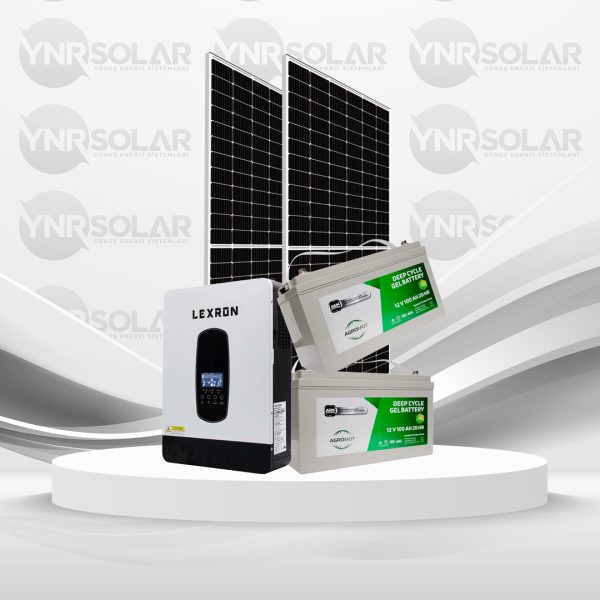 6.2Kva 6200W Güneş Enerjisi Solar Paketi Jel Akülü