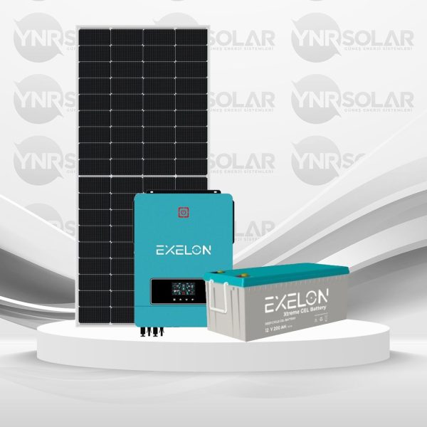 10Kva 10200W Güneş Enerjisi Solar Paketi Jel Akülü