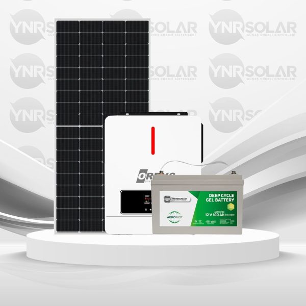 4,2Kw 4200W Karavan Otobüs Bağ Bahçe Sistemi Jel Akülü