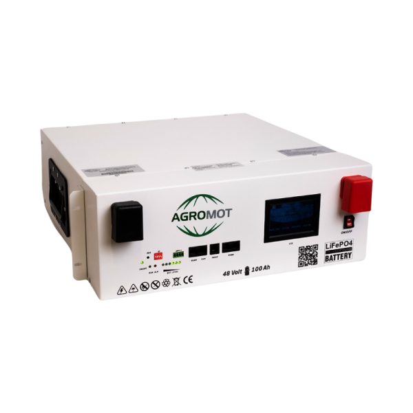 Agromot 48V 100Ah Lifepo4 Lityum Akü